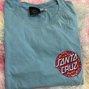 Vintage Santa Cruz cotton crop top